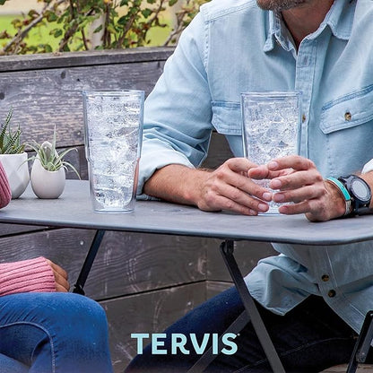 Tervis Made in USA Double Walled Clear & Colorful Lidded Insulated Tumbler Cup - Image 7