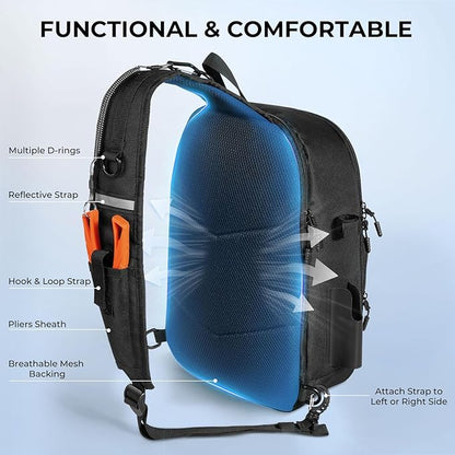 KastKing Karryall Sling Tackle Bag–Fishing Sling Pack, Fishing Backpack - Image 4