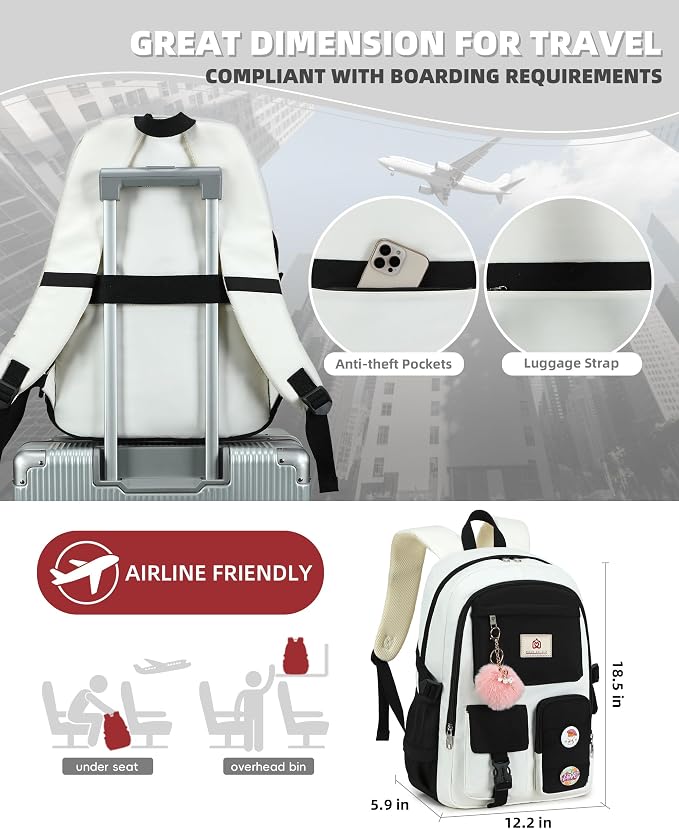 Hidds Laptop Backpacks 15.6 Inch School Bag Elementary Middle High College - Image 5