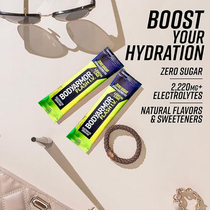 BODYARMOR Flash IV Electrolyte Packets, Lemon Lime - Image 5