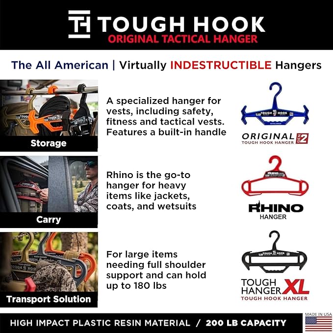 Tough Hook ID Heavy Duty Identification Hanger, USA Made 200 Lb Cap, Plate - Image 7