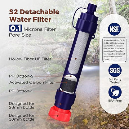 Membrane Solutions Gravity Water Filter Pro 6L, NSF/ANSI 42&372&401 Certified - Image 4