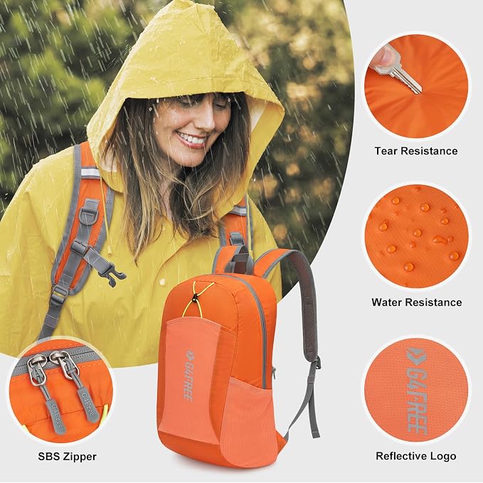 G4Free 24L Lightweight Packable Hiking Backpack Small Sport Travel Daypack - Image 6