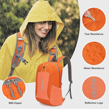 G4Free 24L Lightweight Packable Hiking Backpack Small Sport Travel Daypack - Image 6