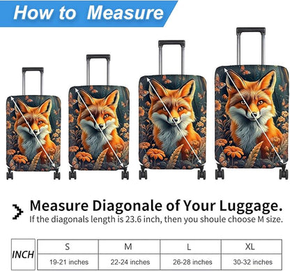 Luggage Cover Protector for 30-32 Inch Suitcases, TSA Approved Elastic Travel - Image 2