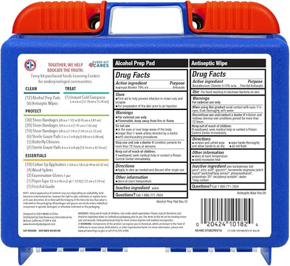 Be Smart Get Prepared 110 pc First Aid Kit: Clean, Protect Minor Cuts, Camping - Image 4