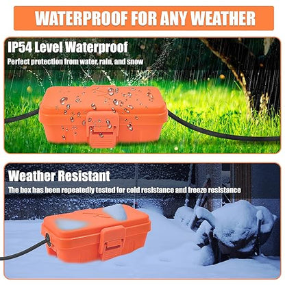 Hrensaw Small Weatherproof Electrical Connection Box, Outdoor Electrical Box - Image 4