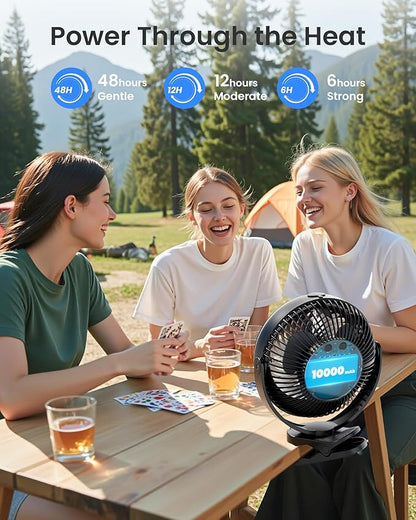 Koonie 10000mAh Battery Operated Misting Fan - Image 5