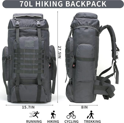 Hiking Backpack for Men 70L/100L Camping Backpack Military Rucksack Molle 3 - Image 2