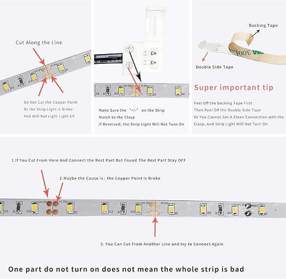 Sensky 19.7ft/6m Motion Activated LED Strip Light Kit Flexible LED Strip Motion - Image 6