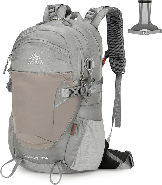35L Hiking Backpack Detachable Frame Backpack by W+WINTMING
