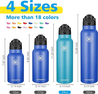 Han's Bottle Sports Water Bottle - 24 Oz - Image 2