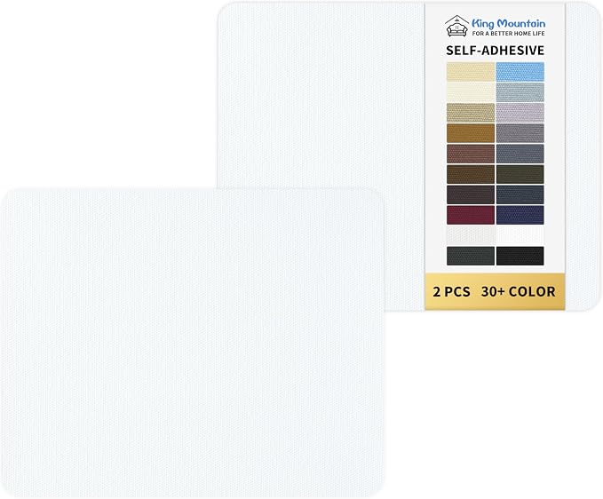 KING MOUNTAIN Canvas Repair Patch 9 x11 Inch 2 Pcs Self-Adhesive Waterproof by ForABetterHomeLife