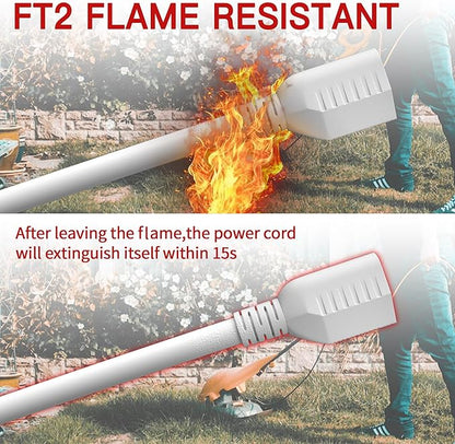 Skrizcable 16/3 50 FT Outdoor Extension Cord Waterproof, Weatherproof & Flame - Image 3