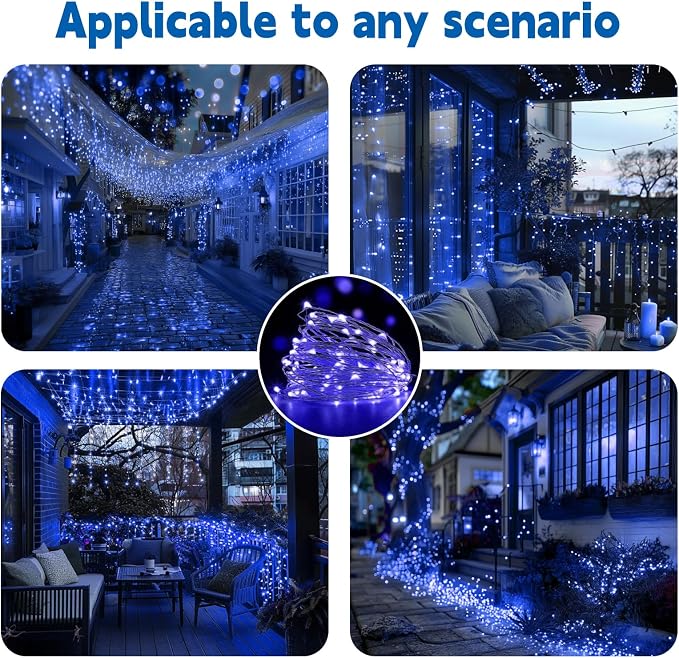HXWEIYE Rechargeable Fairy Lights - Image 8