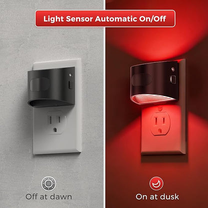 L LOHAS LED Night Light with Motion Sensor & Dusk to Dawn Sensor, Night Lights - Image 3