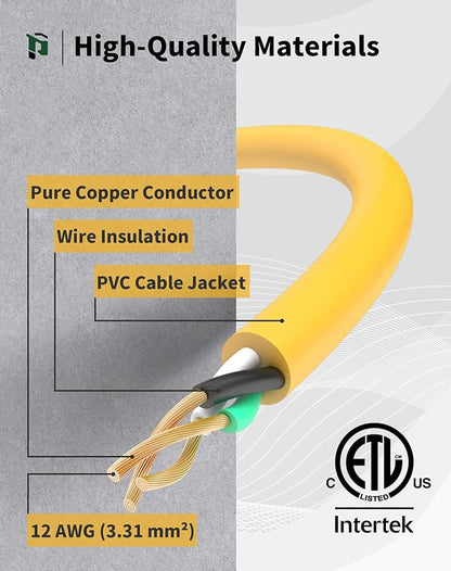 6Ft 12/3 Outdoor Extension Cord - Image 3