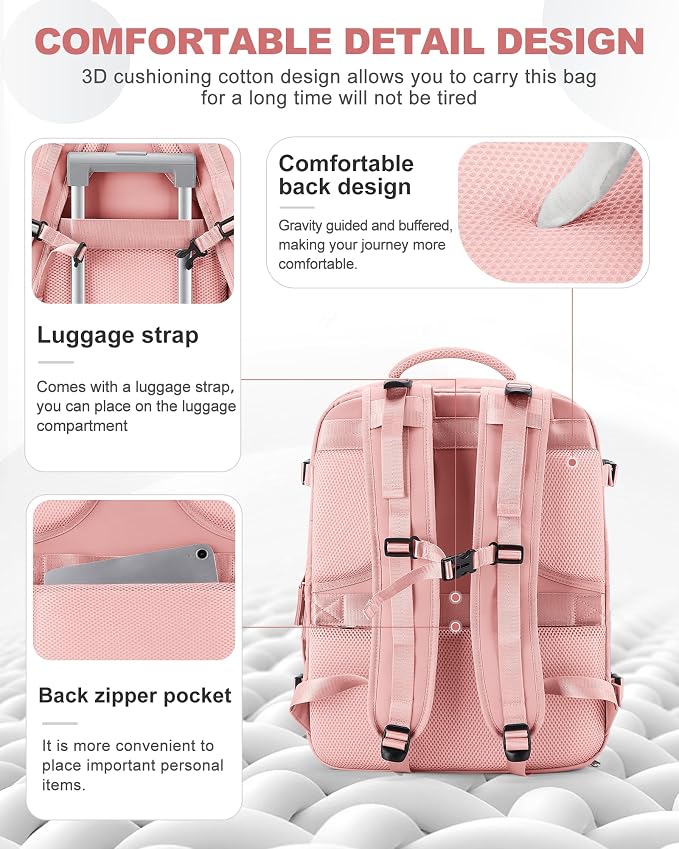 coowoz Large Travel Backpack Carry On - Image 4