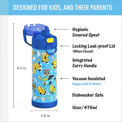 THERMOS FUNTAINER 16 Ounce Stainless Steel Vacuum Insulated Bottle - Image 3