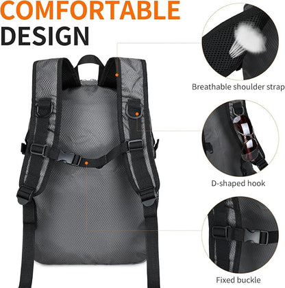 Small Hiking Backpack Travel Lightweight Hiking Packable Daypack - Image 7