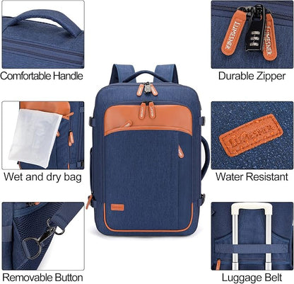 Lumesner Carry on Travel Backpacks, Extra Large 40L Flight Approved Bag - Image 7