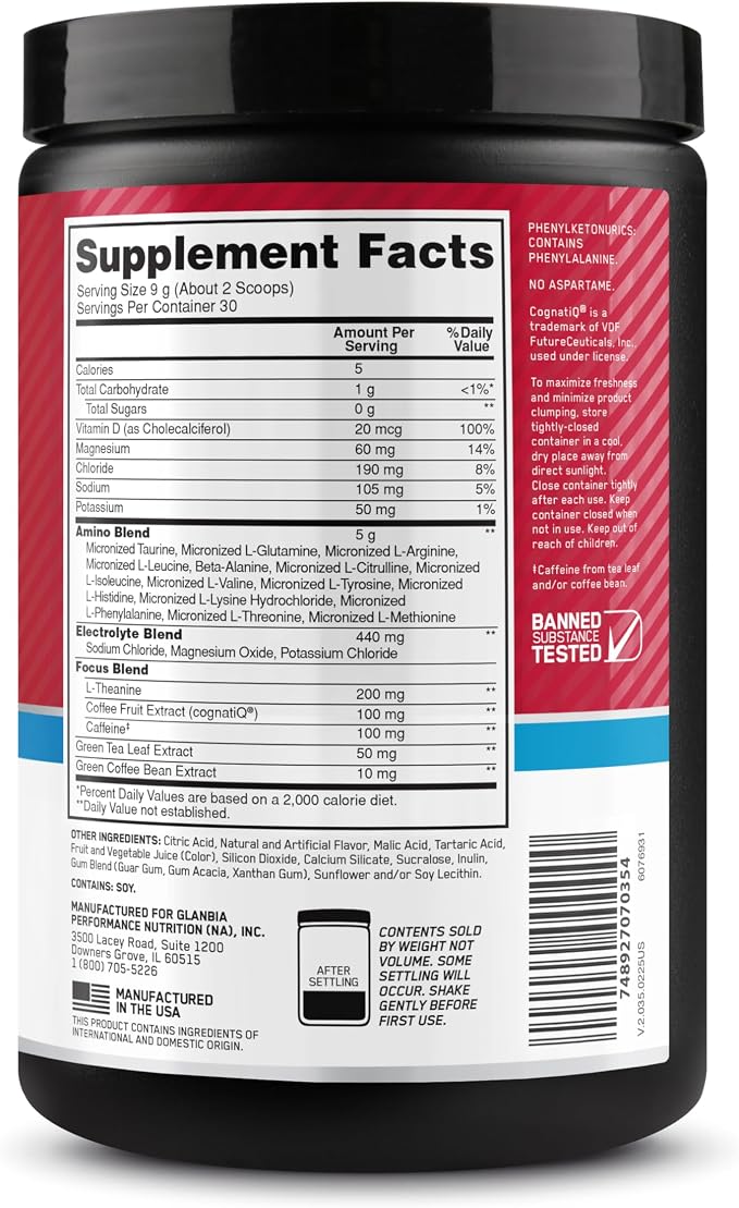 Optimum Nutrition Amino Energy Powder Plus Focus, - Image 10