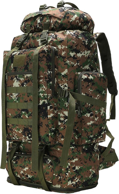 Hiking Backpack for Men 70L/100L Camping Backpack Military Rucksack Molle 3 by W+WINTMING