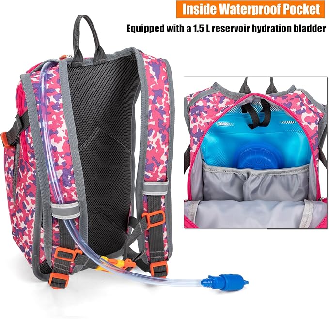 Kids Hydration Backpack, Water Hiking Backpack - Image 6