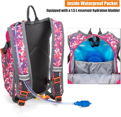 Kids Hydration Backpack, Water Hiking Backpack - Image 6