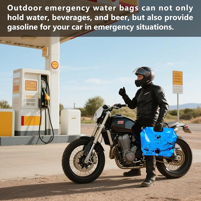 Collapsible 8L Water Storage Bag, BPA-Free Portable Folding Water Jug - Image 6