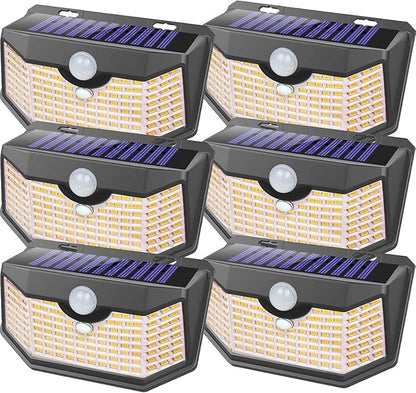 HMCITY 120 LED Outdoor Solar Lights- by LightingUpYourLife