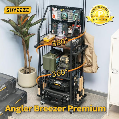 SOYEEZE Fishing Rod Holders for Garage - Image 6