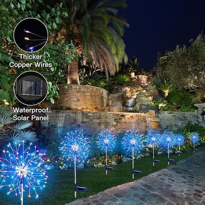 suddus Solar Garden Lights Outdoor Waterproof Decorative, Flowerbed Party - Image 5