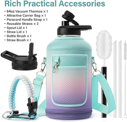 DYSANKY Insulated Water Bottle | Thickened Stainless Steel Vacuum Metal - Image 2