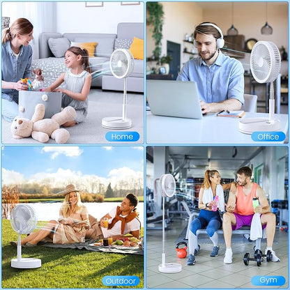 Portable Foldable Rechargeable Oscillating Fan - Image 9