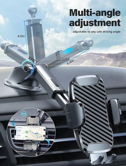 Phone Holder Mount for Car Hands-Free Universal Cell Phone Mounts for - Image 2