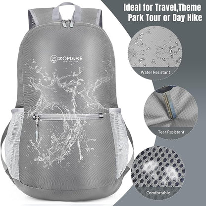 ZOMAKE Ultra Lightweight Hiking Backpack 20L, Packable Small Backpacks Water - Image 4