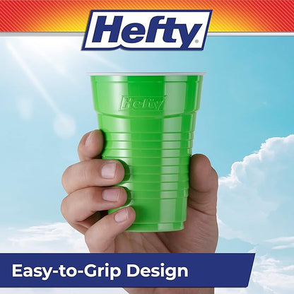 Hefty Party On Disposable Plastic Cups, 16 Ounce - Image 5