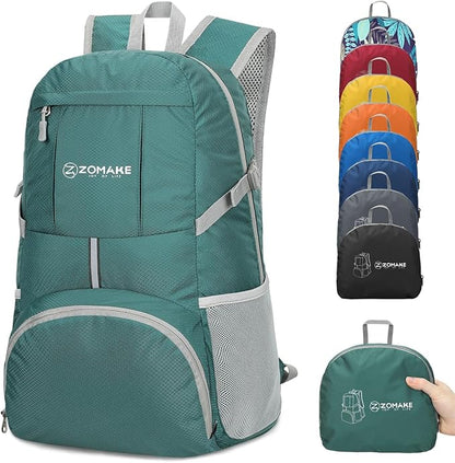 ZOMAKE Lightweight Packable Backpack 35L, Light Foldable Backpacks Water by ZOMAKE