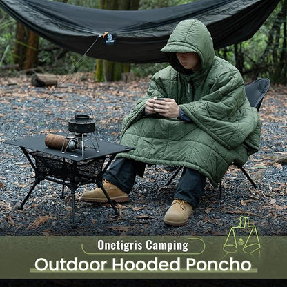 ONETIGRIS Camping Blanket with with Recycled Synthetic Insulation, Wearable - Image 2