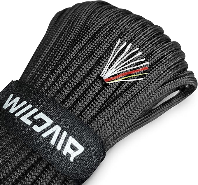 WILDAIR Paracord Survival Paracord Parachute Fire Cord Survival Ropes 4-in-1 by WILDAIR