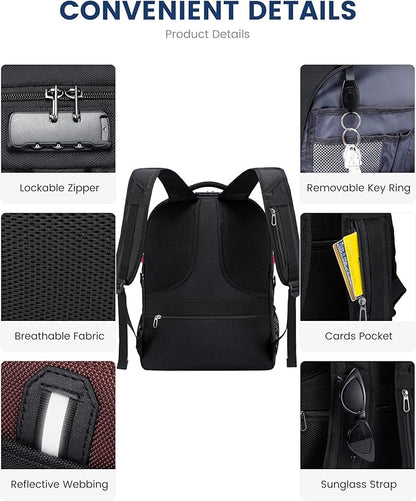 LOVEVOOK Travel Backpack for Men 17inch Large Work Backpack for Men Large - Image 5