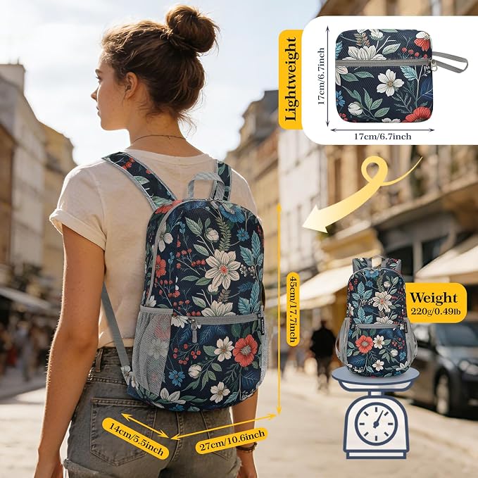 ZOMAKE Ultra Lightweight Hiking Backpack 20L, Packable Small Backpacks Water - Image 2