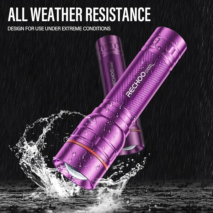 Rechargeable Flashlight 2 Pack, Bright Military Grade Torch Light High Lumens - Image 5
