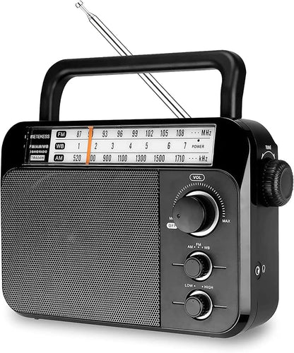 Retekess TR604W AM FM NOAA Radio, Portable Emergency Weather Radios by Retekess