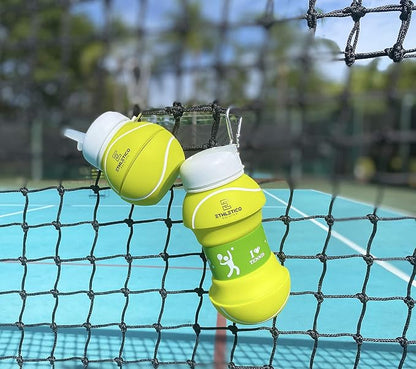 Collapsible Water Bottles with Carabiner Food Grade Sports Water Bottle - Image 9