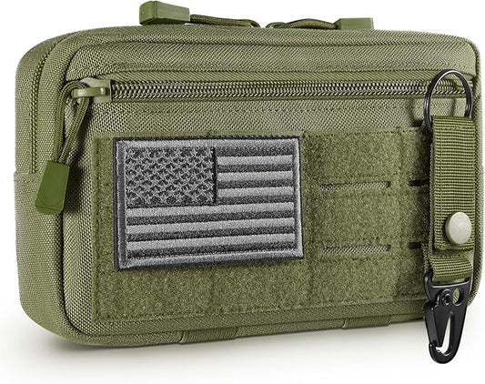 FRTKK Tactical Molle Admin Pouch Utility Laser Cut EDC Tool Pouch Bag by FRTKK