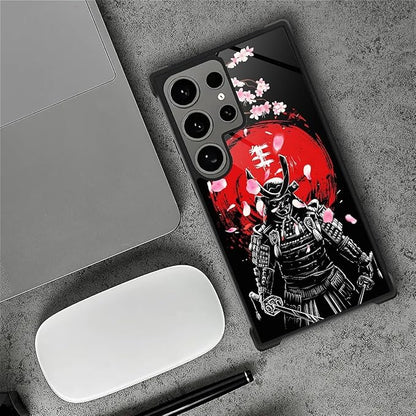 for Samsung Galaxy S24 Ultra Case, Sakura Japanese Samurai Pattern Graphic - Image 2