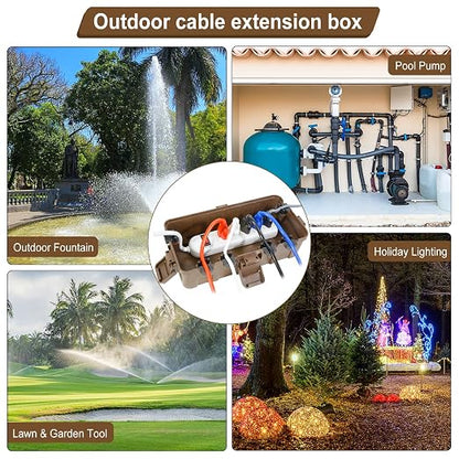 Outdoor Electrical Box Waterproof, OUTDSPLY Medium Outdoor Electrical Box w/ 6 - Image 7