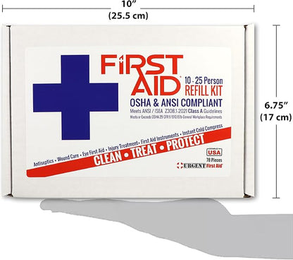OSHA & ANSI First Aid Kit Refill/Upgrade, 25 Person, 78 Pieces, ANSI 2021 Class - Image 7